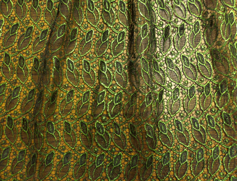 1.Green Novelty Fabric #4